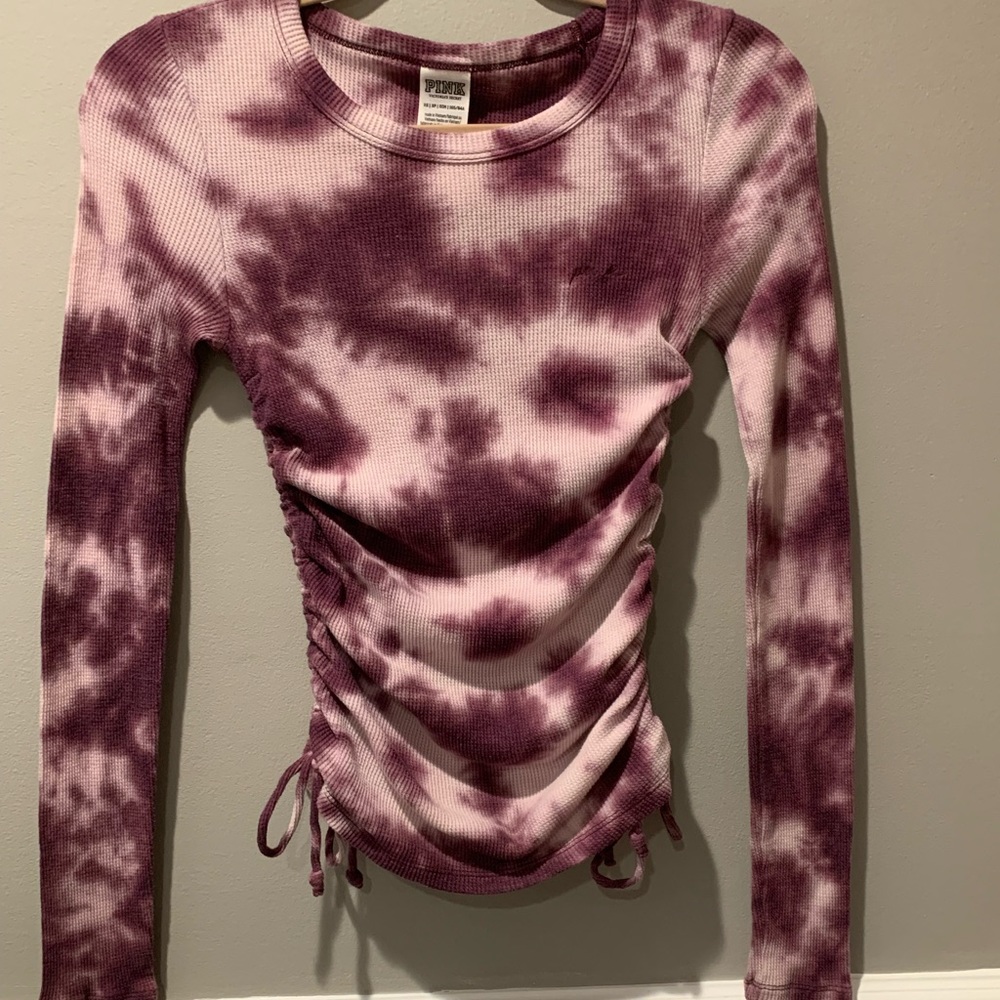 Xsmall tye shirt from Pink never worn but has no tags